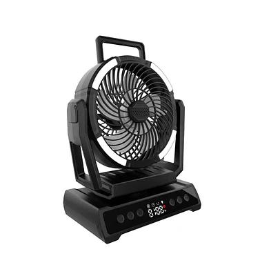 Ayamaya 40,000mAh Rechargeable Camping Fan with Led Lantern & Power Bank, Ultra-Quiet 9-Speed Tent Fan with Remote, 135-Hour Battery Life, Adjustable