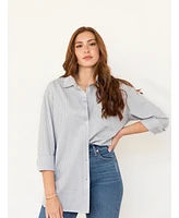 Able Plus Harris Oversized Button Down Shirt