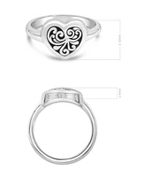 Devata Sweet Heart Filigree Ring