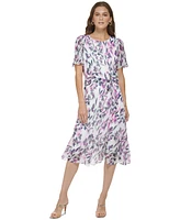 Dkny Women's Printed Midi Dress