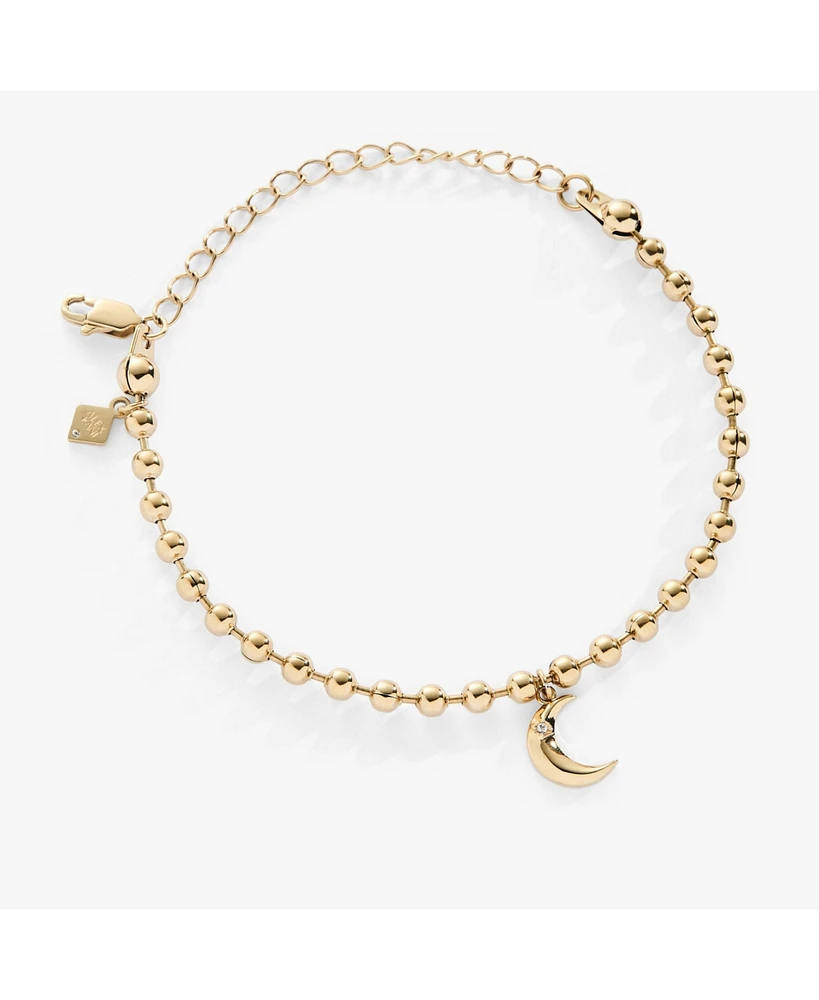 Alex and Ani Moon Ball Chain Bracelet