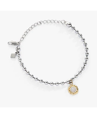 Alex and Ani Sunflower Ball Chain Bracelet