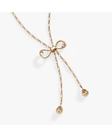 Alex and Ani Coquette Bow Slider Necklace