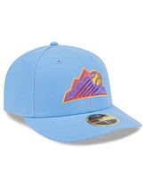 New Era Men's Light Blue Colorado Rockies 2025 City Connect Low Profile 59FIFTY Fitted Hat