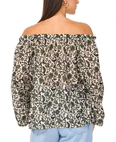 Vince Camuto Women's Off-The-Shoulder Long-Sleeve Top