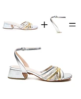 Alterre Women's Silver Marilyn Customizable Sandals