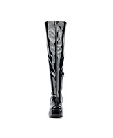 Fashion To Figure Women's Manica Thigh High Platform Boot- Wide Width