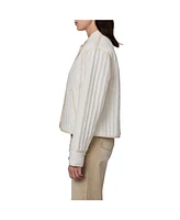 Bernardo Women's Modern Quilted Cropped Jacket
