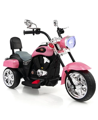 6V Powered Toddler 3-Wheel Motorbike Ride On Toy with Horn and Headlight