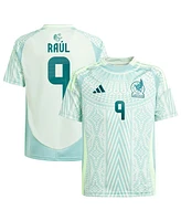Adidas Big Boys and Girls Raul Jimenez Green Mexico National Team 2024 Away Replica Player Jersey