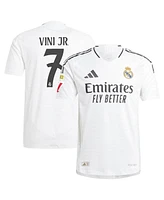 Adidas Men's Vini Jr. White Real Madrid 2024/25 Home Authentic Player Jersey