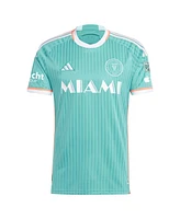 Adidas Men's Lionel Messi Aqua Inter Miami Cf 2024 Archive Authentic Jersey