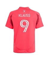 Adidas Big Boys and Girls Joao Klauss Red St. Louis City Sc 2025 Forever Replica Player Jersey