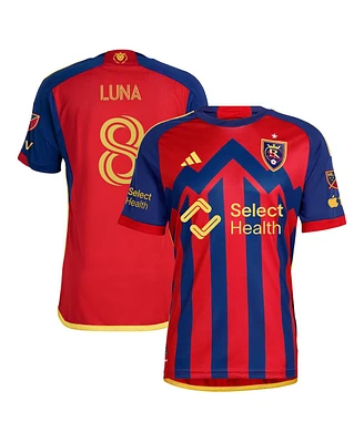 Adidas Men's Diego Luna Red Real Salt Lake 2024 Peak Utah Authentic Player Jersey