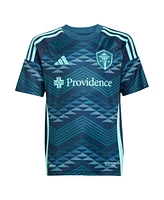 Adidas Big Boys and Girls Jordan Morris Blue Seattle Sounders Fc 2025 The Salish Sea Kit Replica Player Jersey