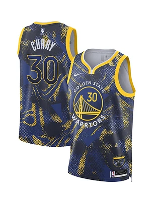 Nike Men's and Women's Stephen Curry Royal Golden State Warriors 2025 Select Series Swingman Player Jersey