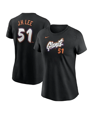 Nike Women's Jung Hoo Lee Anthracite San Francisco Giants 2025 City Connect Fuse Name Number T-Shirt