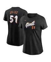 Nike Women's Jung Hoo Lee Anthracite San Francisco Giants 2025 City Connect Fuse Name Number T-Shirt