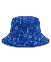 New Era Men's Royal Chicago Cubs 2025 Spring Training All Over Print Bucket Hat