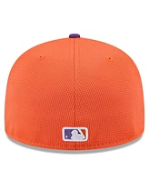 New Era Men's Orange/Purple San Francisco Giants 2025 City Connect Batting Practice 59FIFTY Fitted Hat