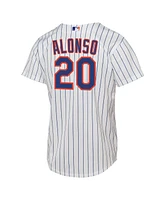Nike Big Boys and Girls Pete Alonso White New York Mets Home Replica Player Jersey
