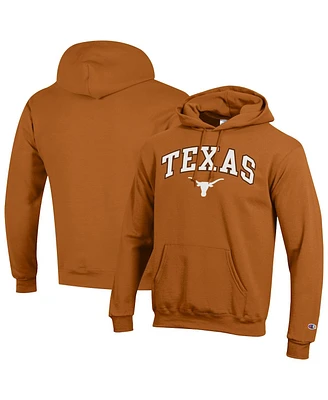 Champion Men's Texas Longhorns Arch Over Logo Pullover Hoodie
