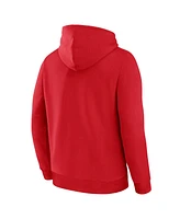 Fanatics Men's Alexander Ovechkin Athletic Red Washington Capitals Nhl All-Time Leading Goal Scorer 895 Logo Pullover Hoodie