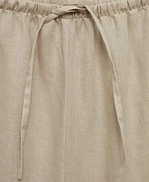 Mango Women's Linen-Blend Pants