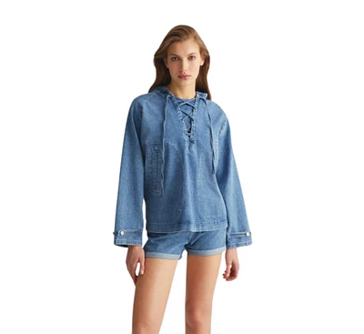 Labeca London Women's Denim Hoodie