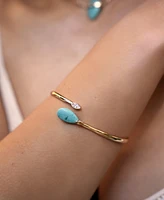 Ettika Turquoise Solstice Cuff Bracelet