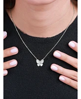 Devata Butterfly Chain Necklace, 16 in adj to 18 in