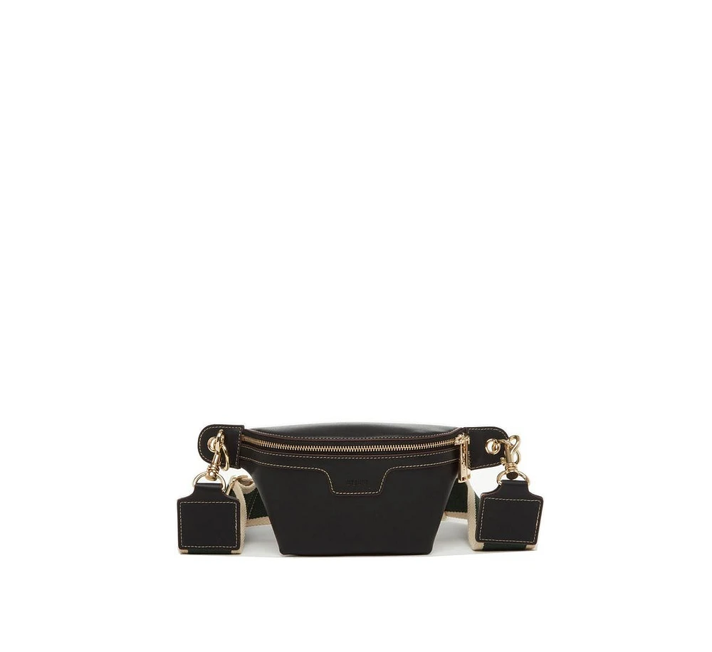 Susu Chest Sling Bag Shoulder Sling Bag Small Black Handbag Leather Crossbody Sling Bag