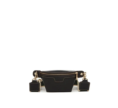 Susu Chest Sling Bag Shoulder Sling Bag Small Black Handbag Leather Crossbody Sling Bag