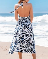Cupshe Women's Bold Glamour Abstract Maxi Beach Dress