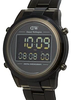 Daniel Wellington Unisex Chronograph Gray Plastic Watch, 42mm