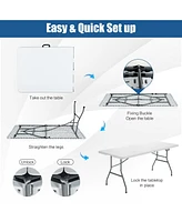 Portable Folding Camping Table with Carrying Handle for Picnic