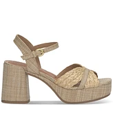 Lucky Brand Women's Marrika Block-Heel Platform Dress Sandals