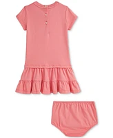 Polo Ralph Lauren Baby Girls Cotton Tiered Dress