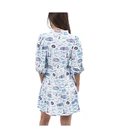Smith & Quinn Women's Carolina Blue/White North Tar Heels Tailgate Tory Dress