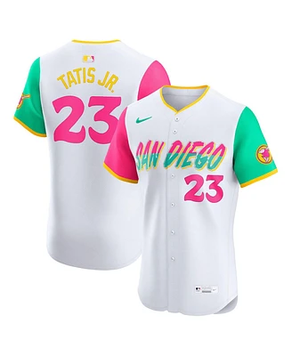 Nike Men's Fernando Tatis Jr. White San Diego Padres City Connect Elite Jersey