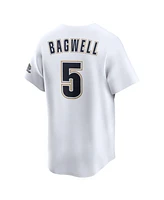 Nike Men's Jeff Bagwell White Houston Astros Throwback Cooperstown Collection Limited Jersey