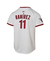 Nike Big Boys and Girls Jose Ramirez White Cleveland Guardians Home Limited Player Jersey