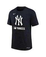 Nike Big Boys and Girls Navy New York Yankees Authentic Collection Velocity Performance T-Shirt