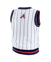 Wear by Erin Andrews Women's White Atlanta Braves Sporty Tank Top
