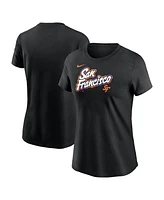 Nike Women's Black San Francisco Giants 2025 City Connect Wordmark T-Shirt