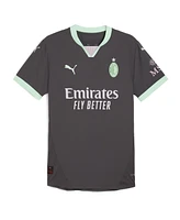 Puma Men's Christian Pulisic Charcoal Ac Milan 2024/25 Third Authentic Player Jersey