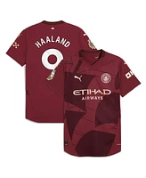 Puma Men's Erling Haaland Burgundy Manchester City 2024/25 Third Authentic Player Jersey