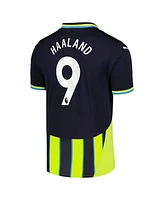 Puma Men's Erling Haaland Navy Manchester City 2024/25 Away Replica Player Jersey
