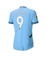 Puma Men's Erling Haaland Light Blue Manchester City 2024/25 Home Authentic Player Jersey