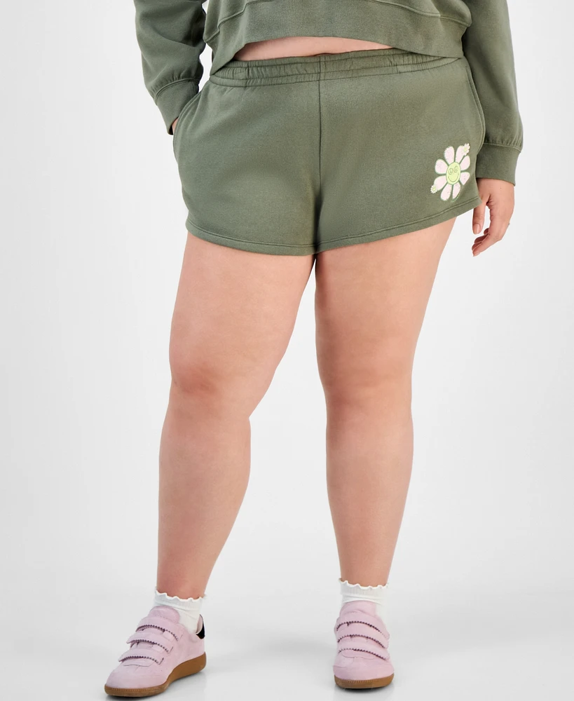 Grayson Threads, The Label Trendy Plus Pull-On Daisy Shorts